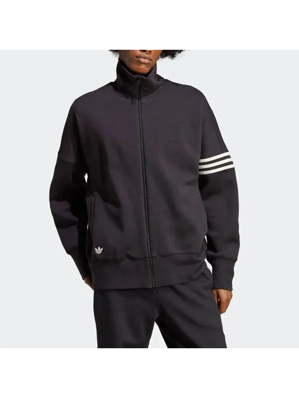 Куртка adidas originals 'Black White' — изображение 3 из 4, черный/белый
