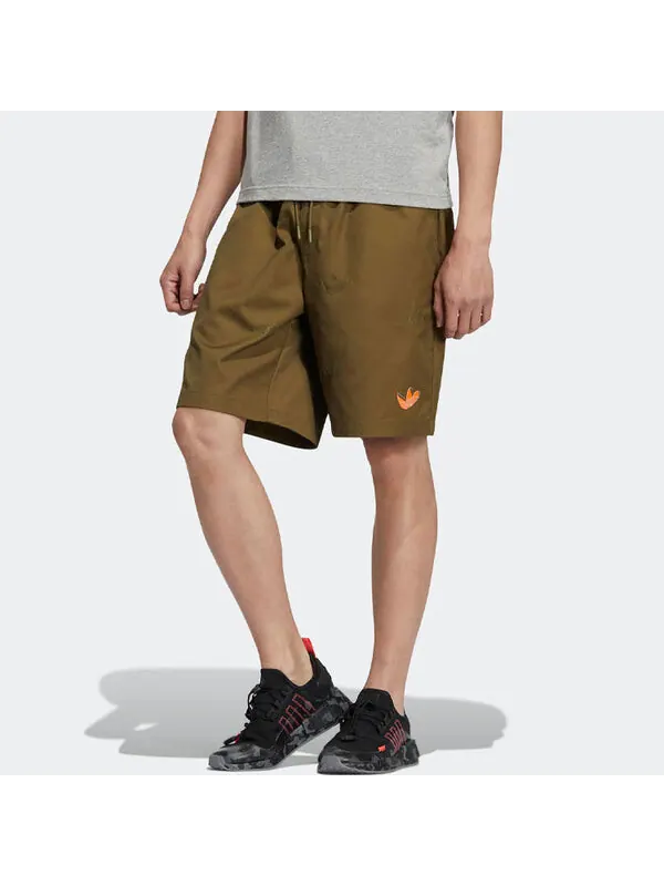 Шорты оригинальные шорты для активного отдыха Adidas — изображение 4 из 4, оливковый/оливковый