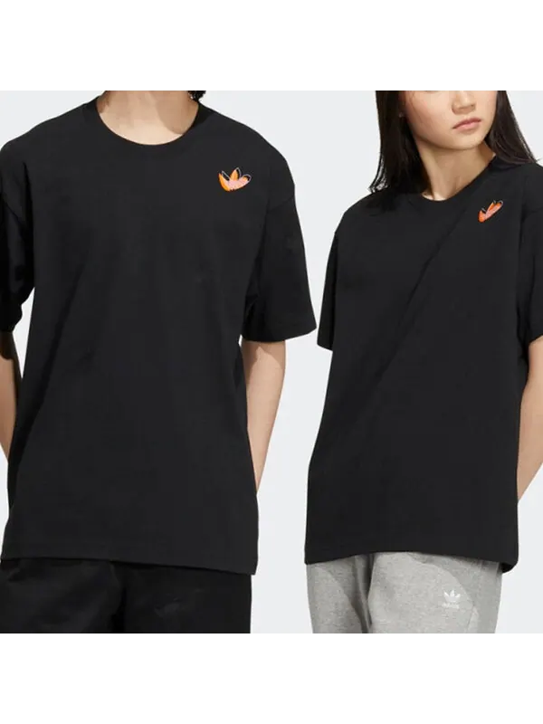 Футболка adidas originals Outdoor Scatter Tee 'Black' — изображение 4 из 4, черный