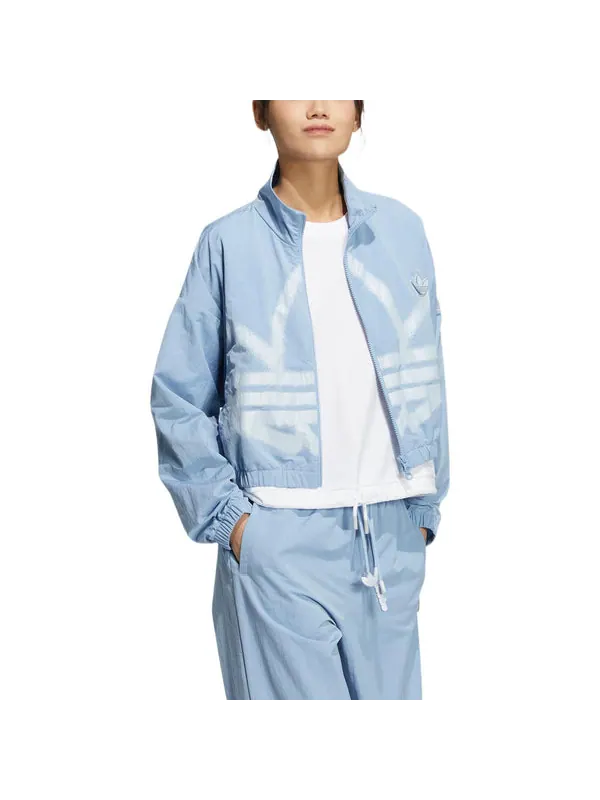 Куртка adicolor track jacket Adidas — изображение 4 из 4, синий
