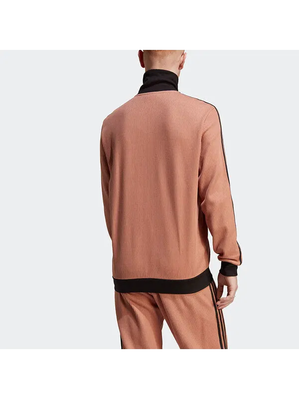 Куртка adidas originals Adicolor Classics Waffle Beckenbauer Track Jacket 'Clay Strata' — изображение 3 из 4, черный