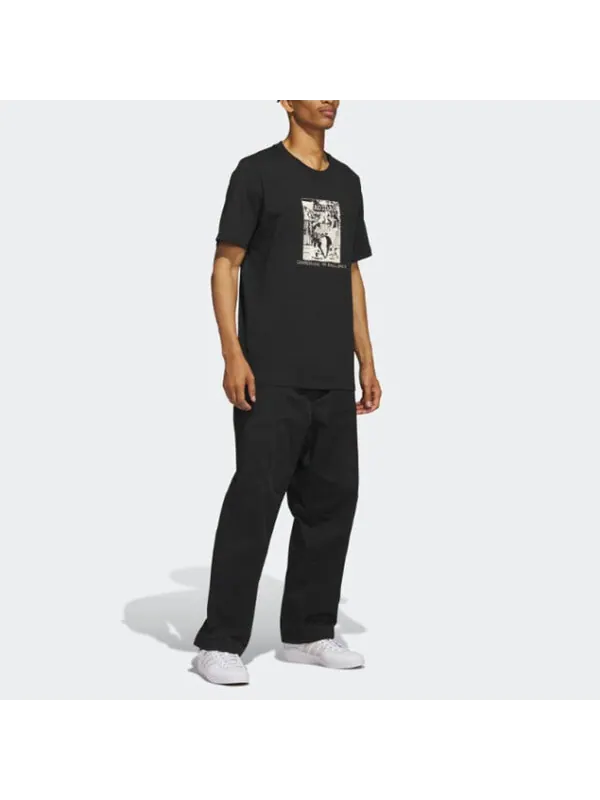Футболка adidas originals Dill Compassion T-shirt 'Black' — изображение 4 из 4, черный