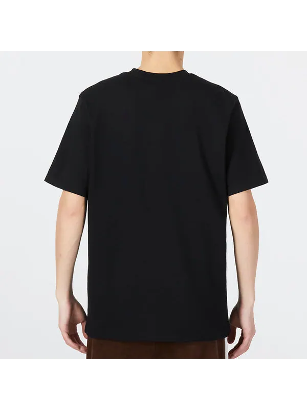 Футболка adidas Camo Short Sleeve T-shirt 'Black' — изображение 4 из 4, черный