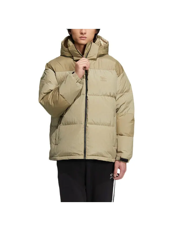 Куртка originals goose down jackets 'tan' Adidas — изображение 2 из 4, бежевый