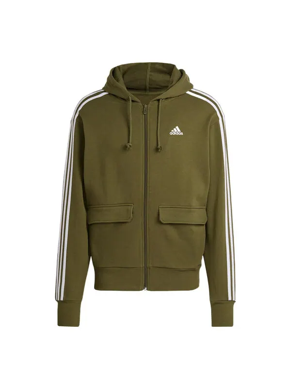 Куртка Men's adidas Alphabet Florets Funny Printing Sports Zipper Hooded Jacket Green — изображение 1 из 4, мульти