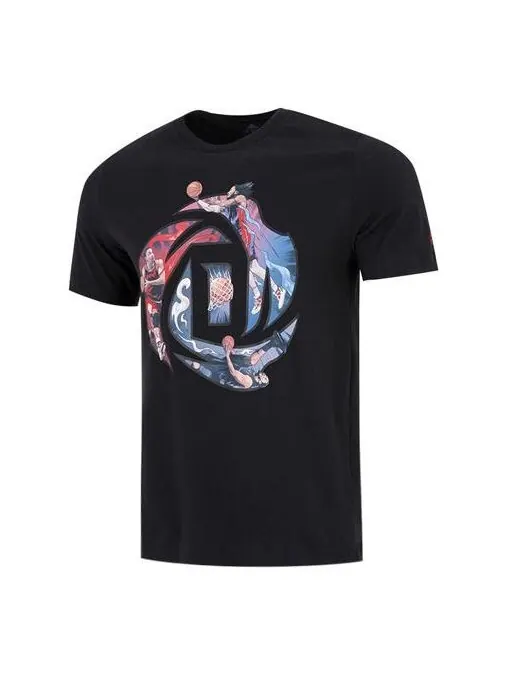 Футболка Men's adidas Rose Logo Cartoon Ross Pattern Printing Athleisure Casual Sports Round Neck — изображение 1 из 4