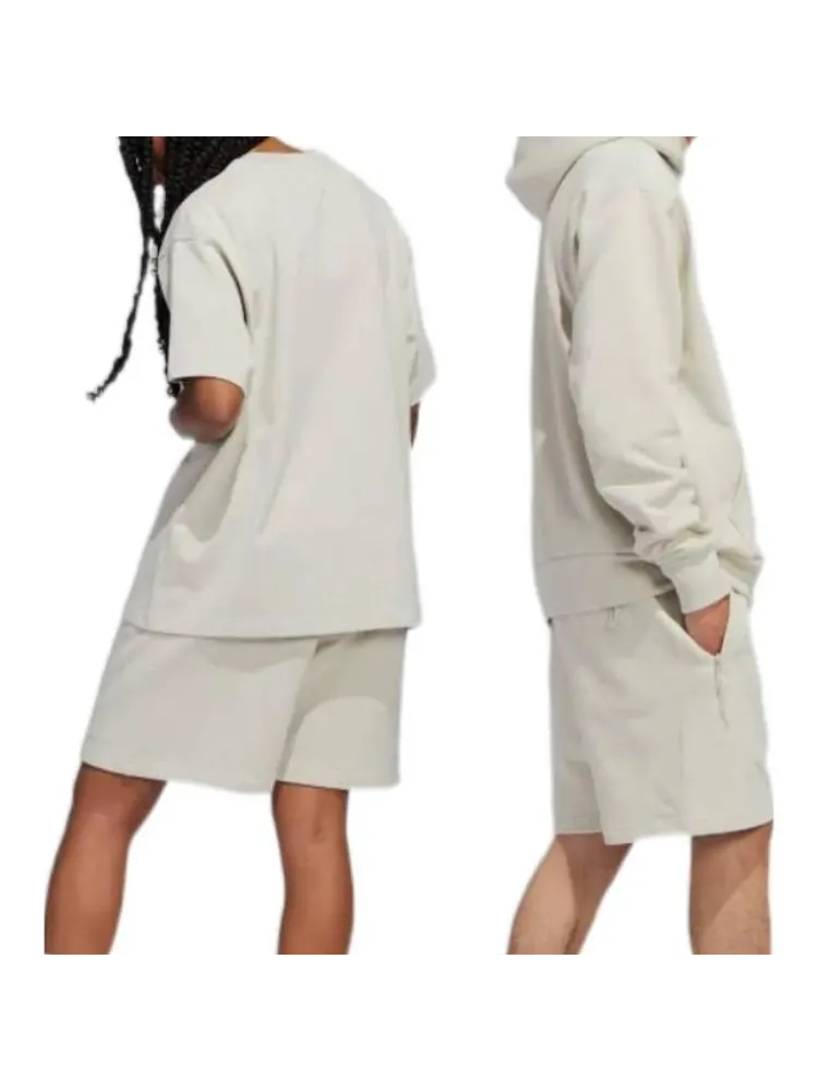 Спортивные шорты adidas x Pharrell Basic Sweatpant 'Beige' — изображение 4 из 6, бежевый