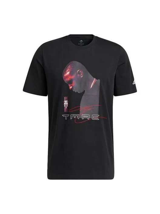 Футболка Men's adidas Character Printing Athleisure Casual Sports Short Sleeve Black T-Shirt — изображение 1 из 4, мульти