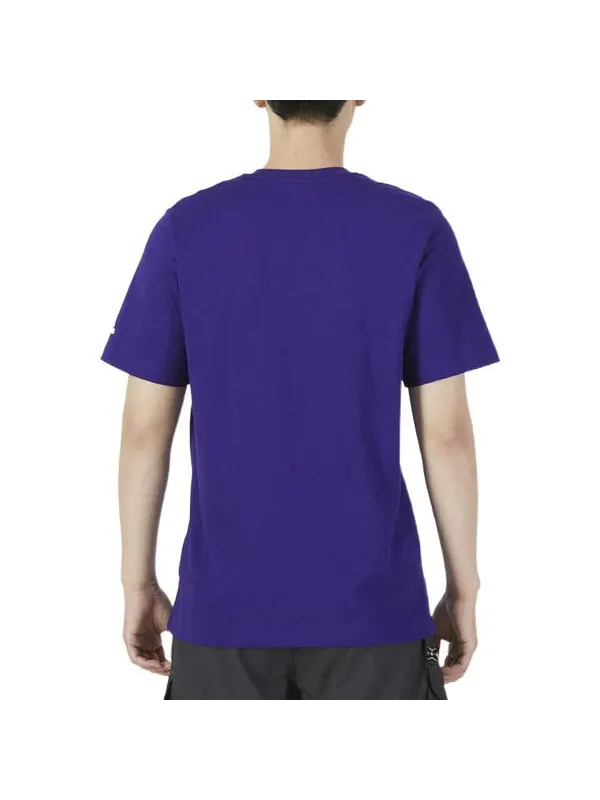 Футболка Men's adidas Tmac Tee 25th Character Alphabet Printing Round Neck Short Sleeve Blue T-Shirt — изображение 3 из 4