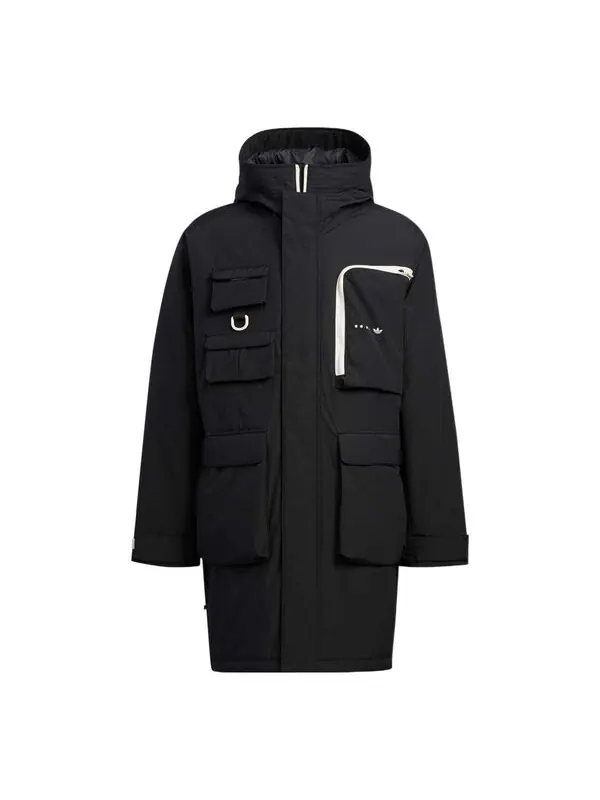 Куртка rifta padded jacket 'black' Adidas — изображение 1 из 4, черный
