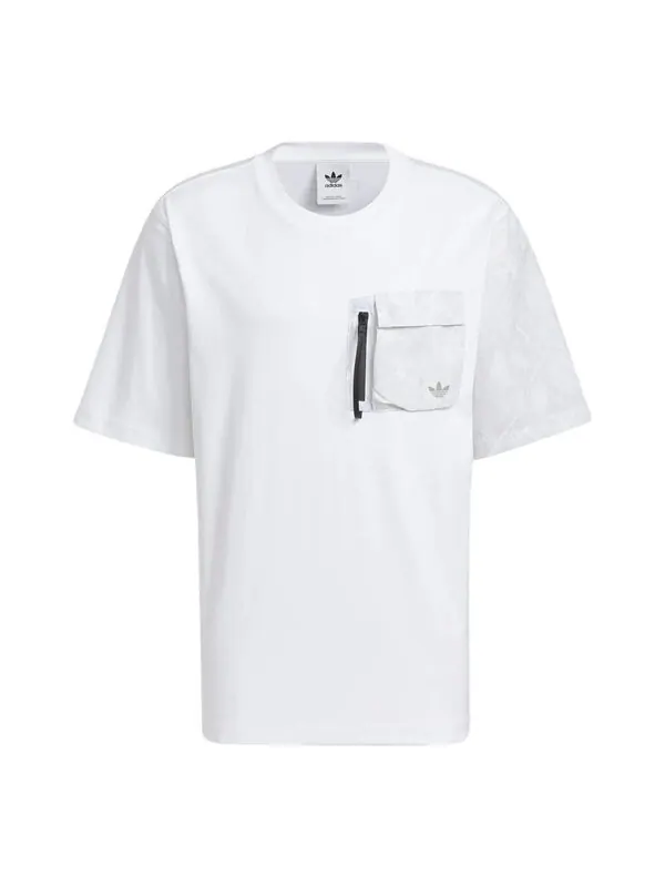 Футболка adidas originals In Motion Short Sleeve T-shirt 'White' — изображение 1 из 4, белый
