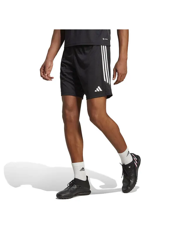 Шорты adidas Tiro 23 Club Training Shorts 'Black' — изображение 2 из 4, черный/белый
