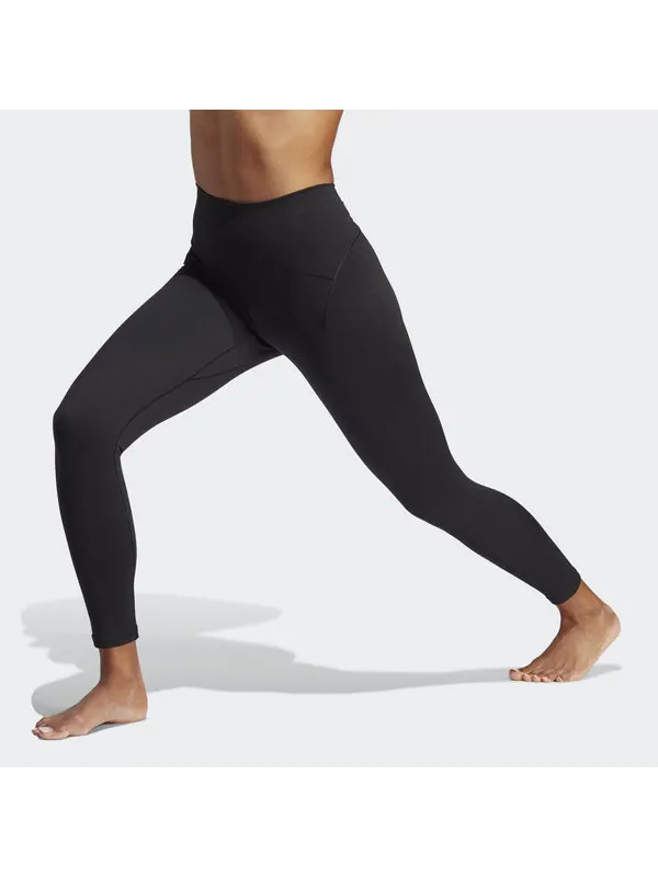 Леггинсы yoga studio luxe 7 8 леггинсы Adidas — изображение 2 из 4, черный