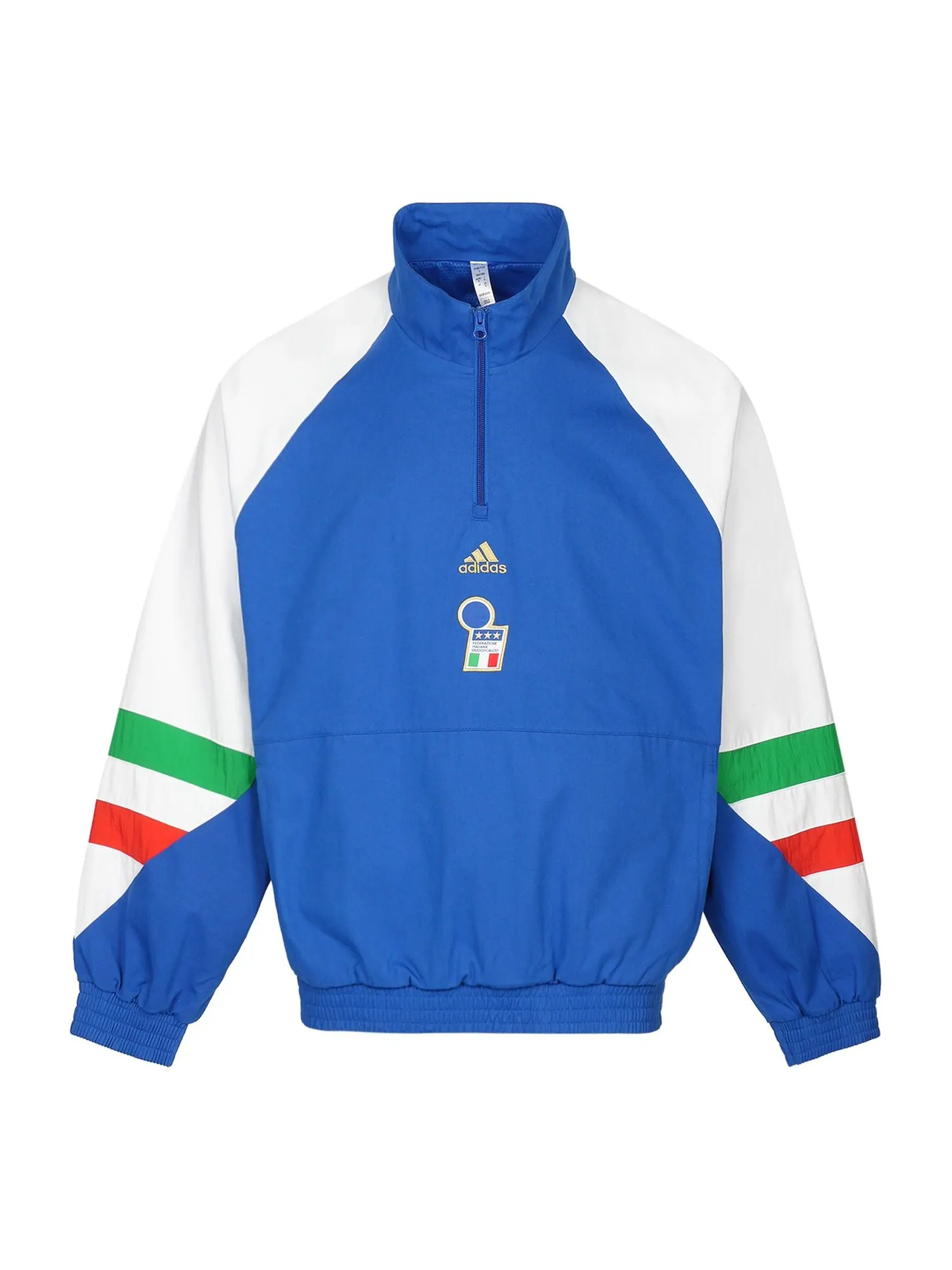 Куртка Adidas Italy Icon, азиатский размер — изображение 1 из 5, синий/белый