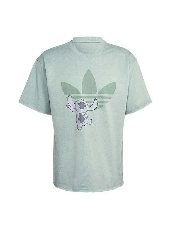 Футболка adidas originals x Disney Crossover Cartoon Pattern Printing Short Sleeve Couple Style — изображение 1 из 4, мульти