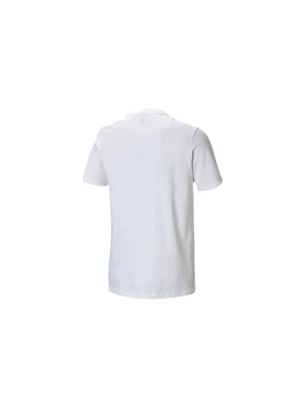 Футболка adidas Cartoon Pattern Basketball Sports Short Sleeve White — изображение 2 из 4, мульти
