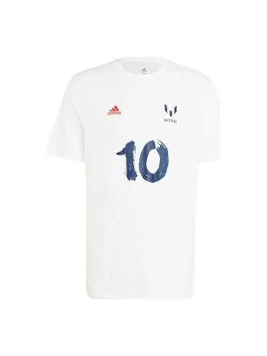Футболка messi football cny с принтом Adidas — изображение 1 из 1, белый