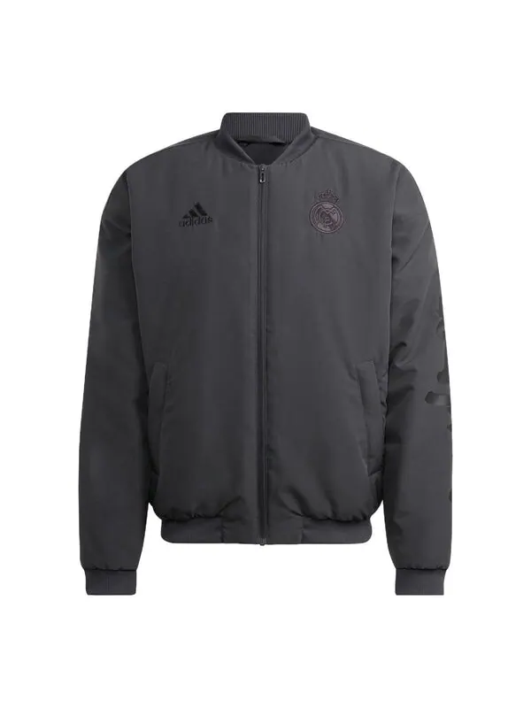 Куртка adidas Real Madrid Chinese Story Padded Jacket 'Grey' — изображение 1 из 4, серый