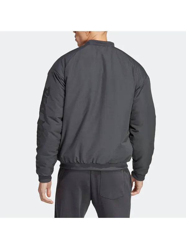 Куртка adidas Real Madrid Chinese Story Padded Jacket 'Grey' — изображение 3 из 4, серый