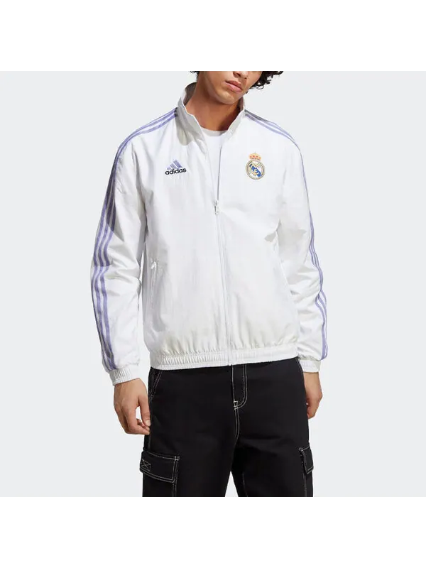 Куртка real madrid гимн двусторонняя куртка Adidas — изображение 4 из 4, белый
