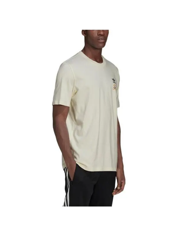 Футболка Adidas x Sean Wotherspoon x Hot Wheels Tee 'Cream White' — изображение 3 из 3, белый/кремовый белый