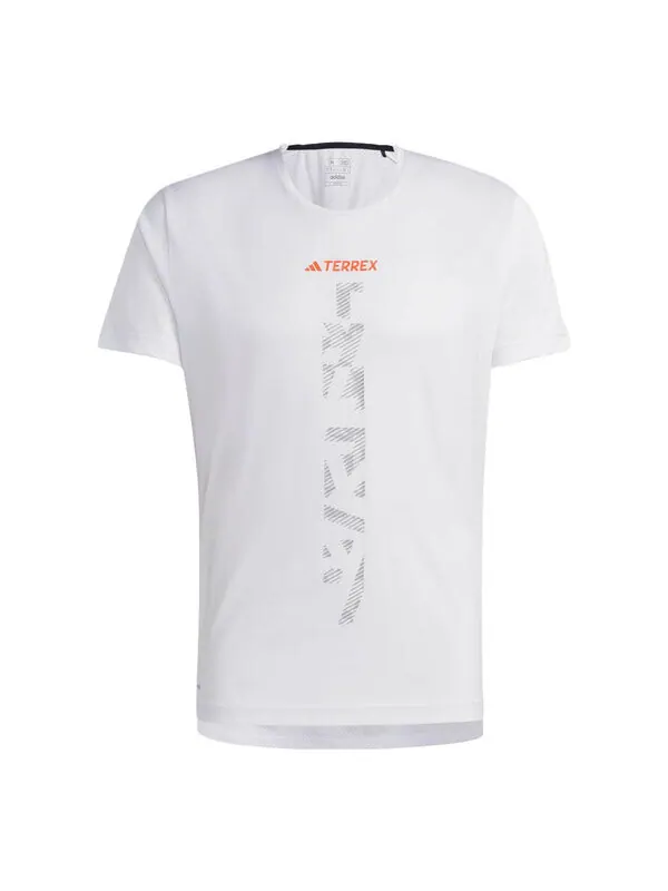 Футболка terrex agravic trail running tee Adidas — изображение 1 из 4, белый