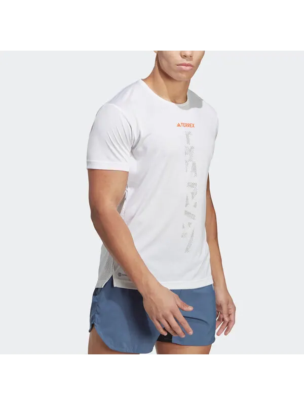 Футболка terrex agravic trail running tee Adidas — изображение 4 из 4, белый