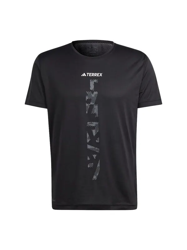 Футболка terrex agravic trail running tee Adidas — изображение 1 из 4, черный