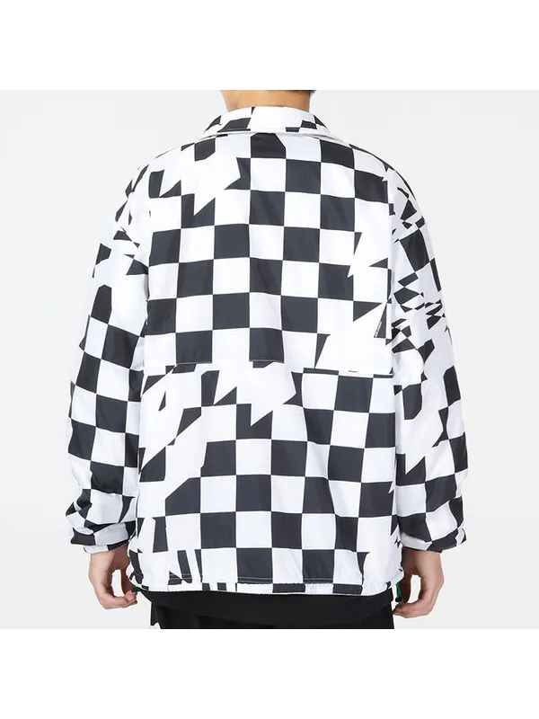 Куртка adidas NEO U Vbe Rev Jacket 'White Black' — изображение 3 из 4, белый/черный
