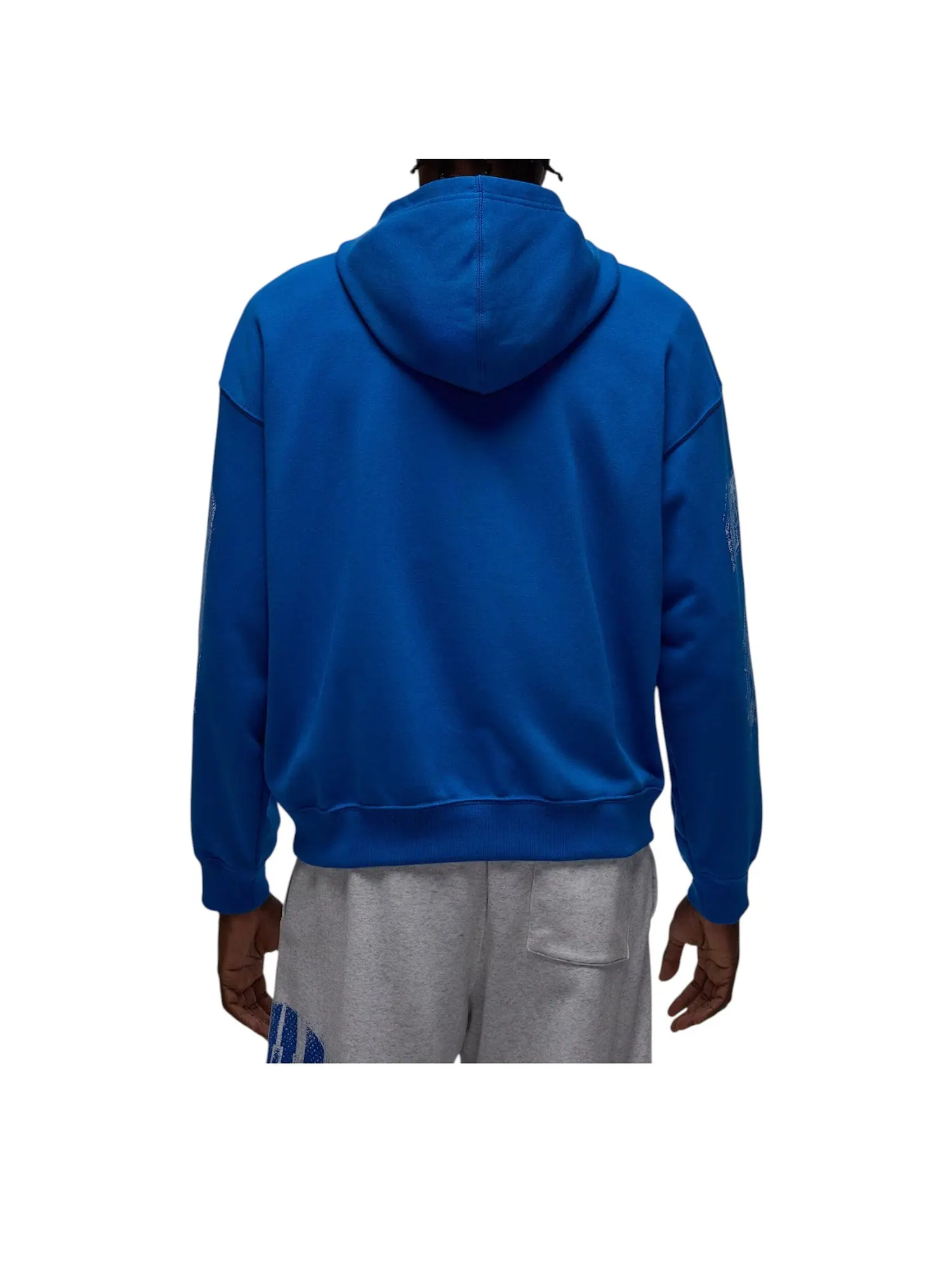 Худи Air Jordan Brooklyn Collegiate Pullover Oversized Hoodie 'Sport Blue Sail' — изображение 2 из 2, синий