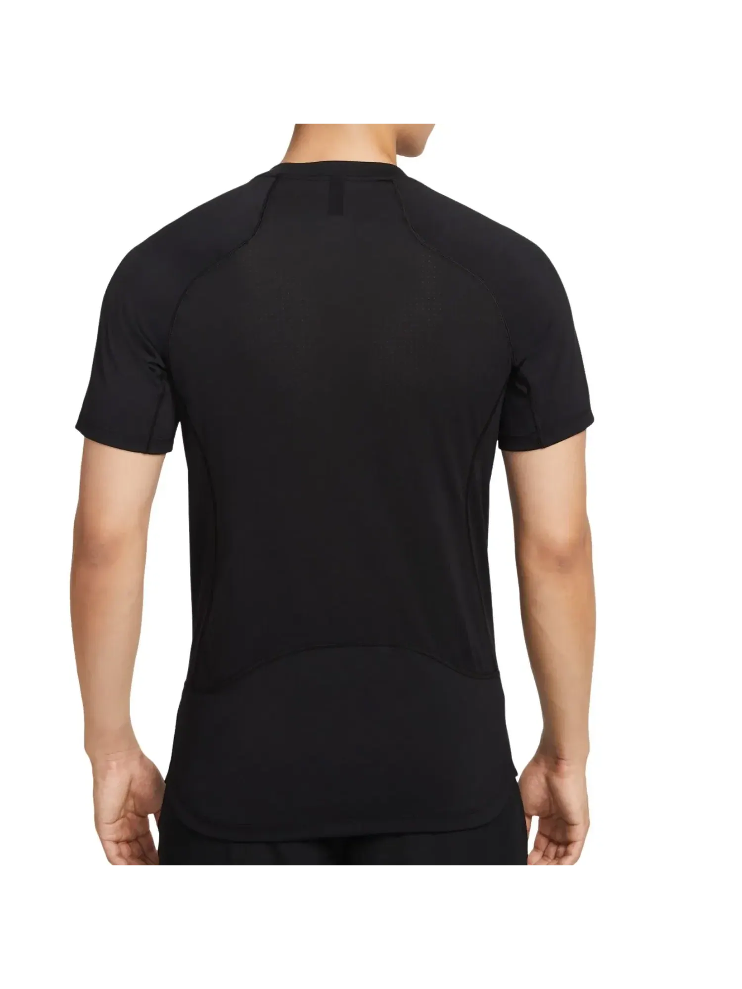 Футболка Nike Pro Training Dri-FIT 'Черно-белая' HV0410-010 — изображение 2 из 2, черный