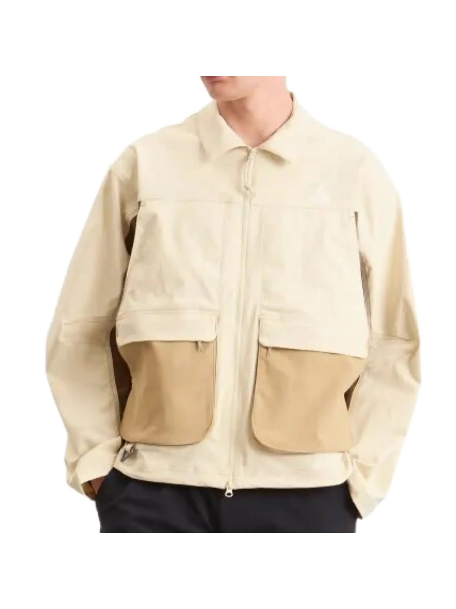 Куртка Nike ACG Smith Summit UV Protection Relaxed Light Jacket — изображение 3 из 4, бежевый