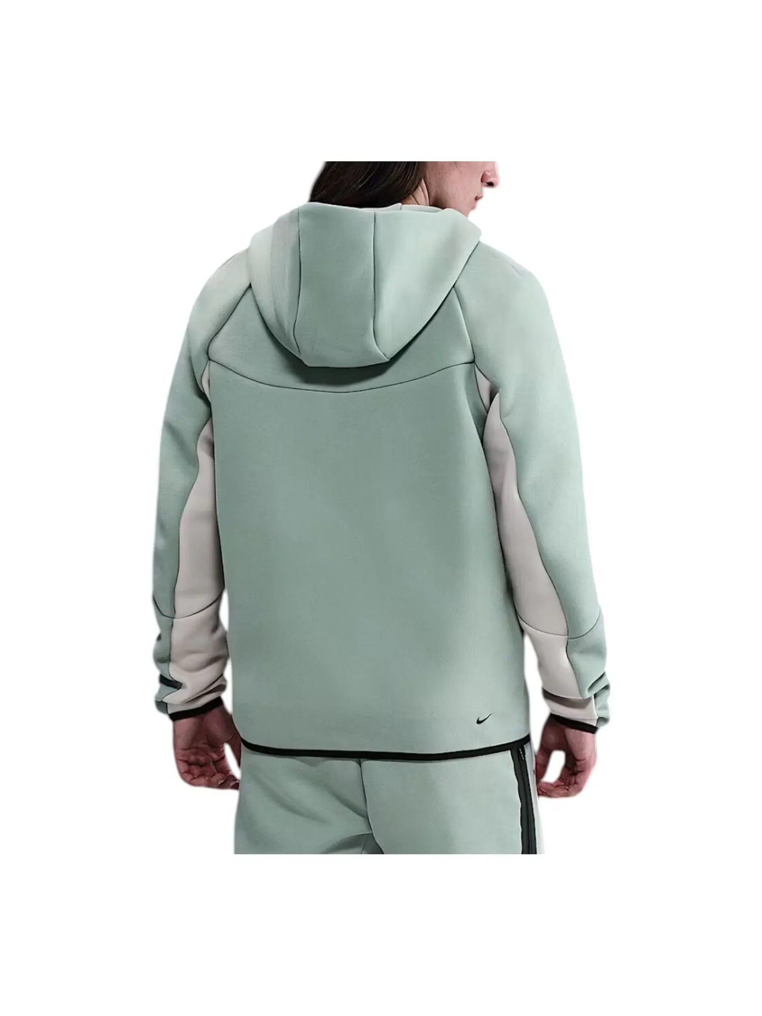 Куртка Nike Tech Fleece Windrunner на молнии — изображение 2 из 2, светлый коричневый