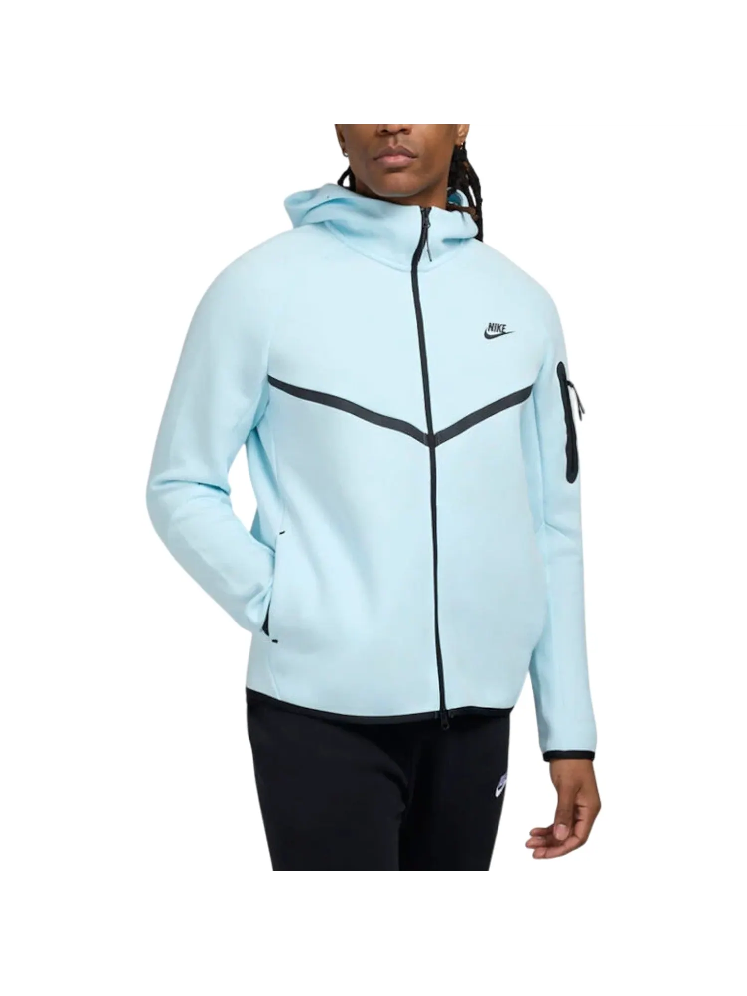 Худи Nike Sportswear Tech Fleece 'Glacier Blue' — изображение 2 из 2, синий