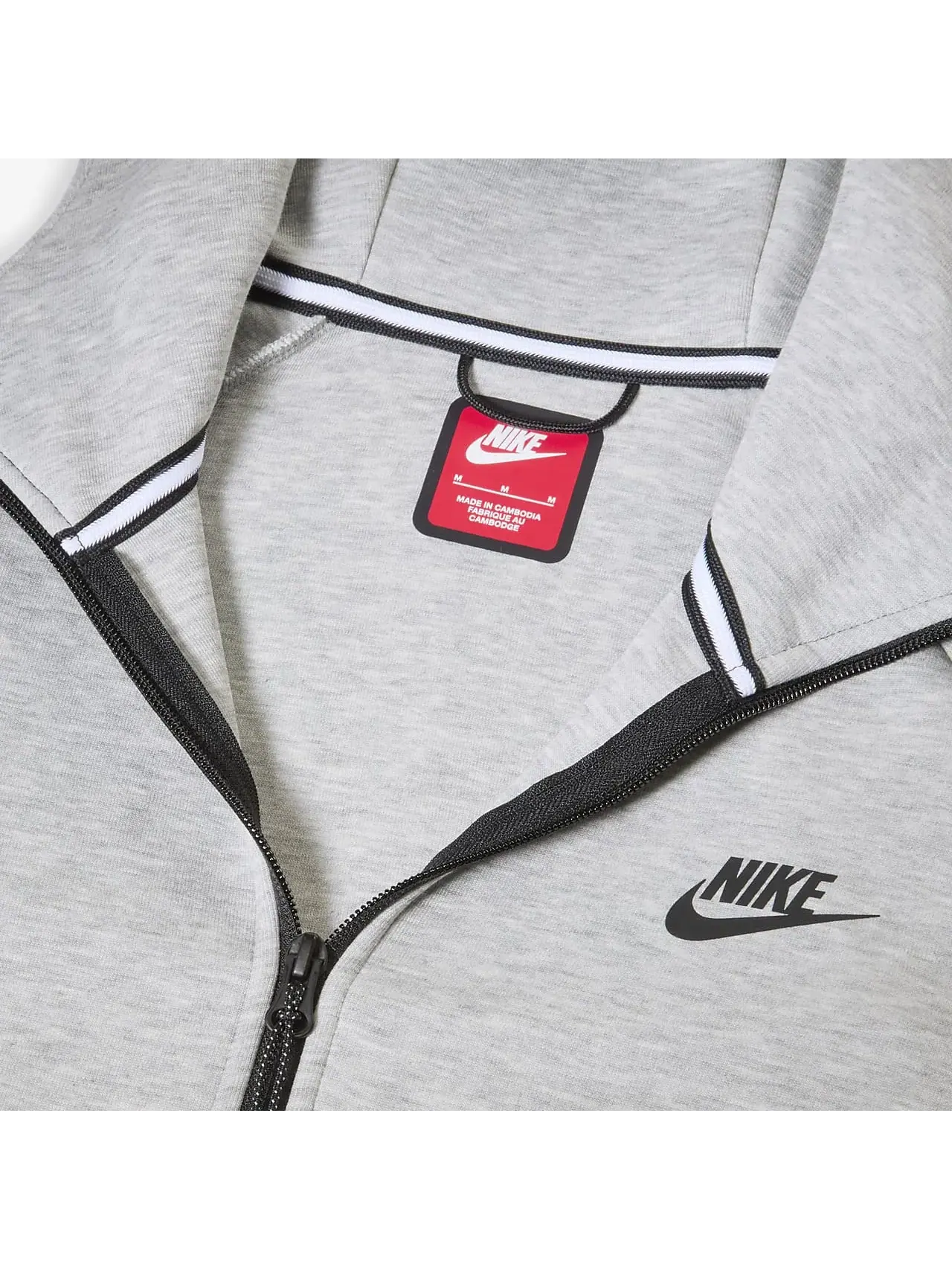 Толстовка Nike Full-Zip Windrunner — изображение 6 из 8, темный серый/черный