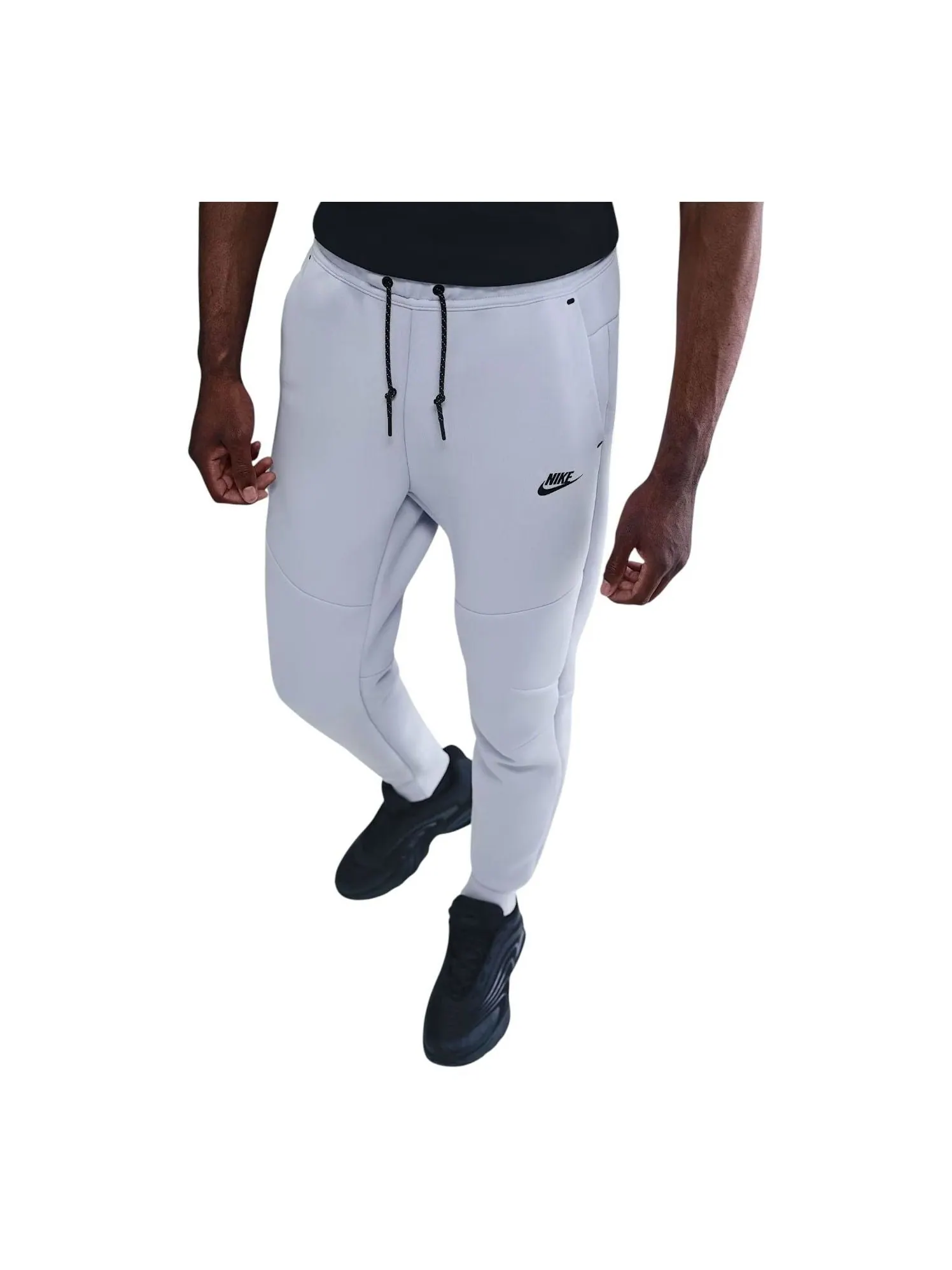Спортивные брюки Nike Tech Fleece Joggers 'Ghost Black' — изображение 1 из 2, черный
