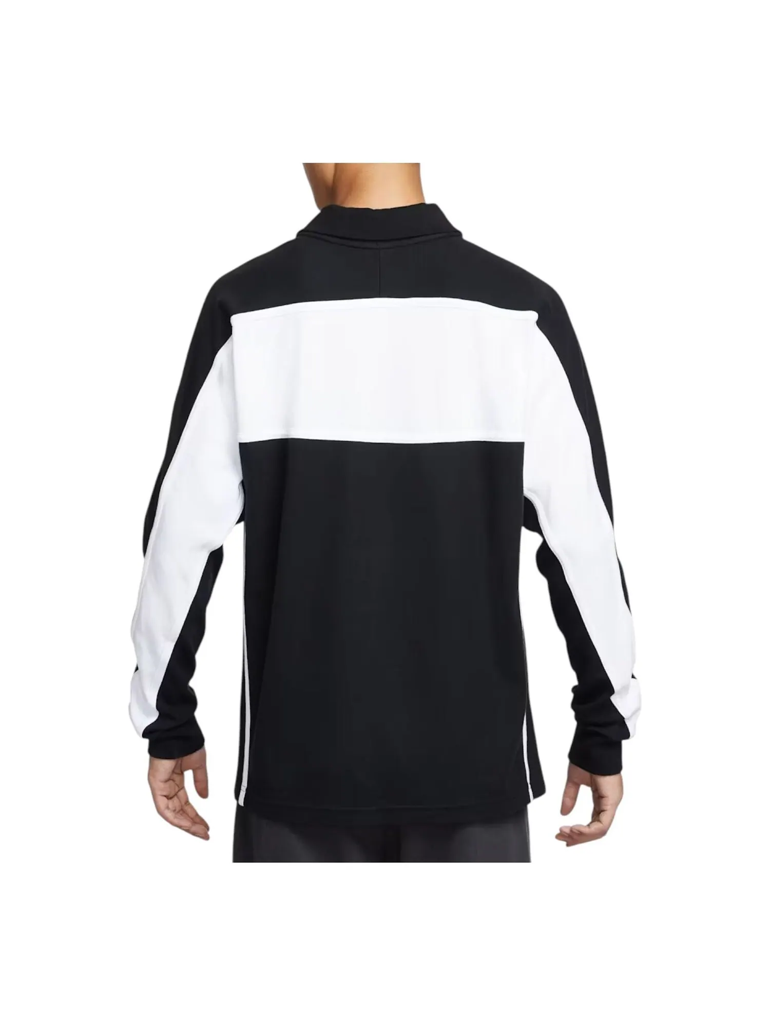 Футболка Nike Air Long Sleeve Soccer T-Shirt 'Black White' — изображение 2 из 2, черный