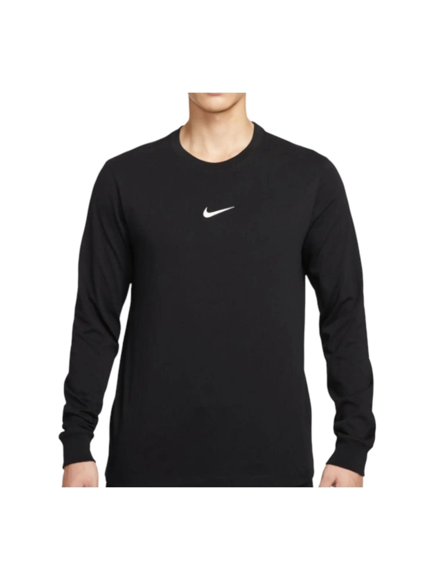 Футболка Nike Basketball Long-Sleeve Shirt 'Just Do It Anytime' — изображение 1 из 2, черный