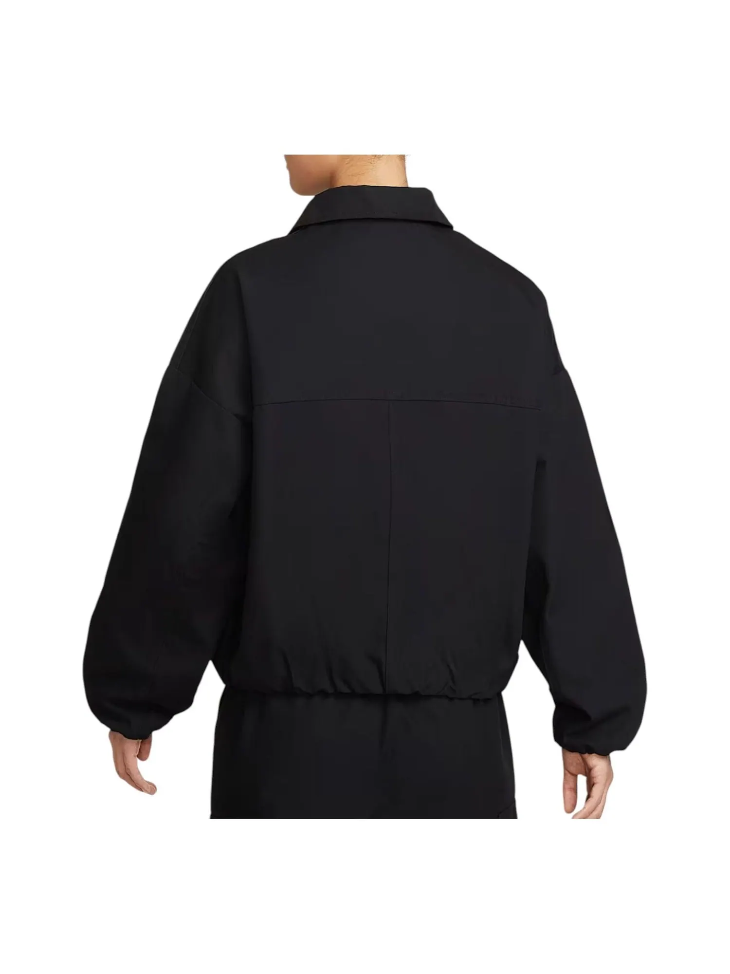 Куртка (WMNS) Nike Oversized Woven Jacket 'Black' — изображение 2 из 2, черный