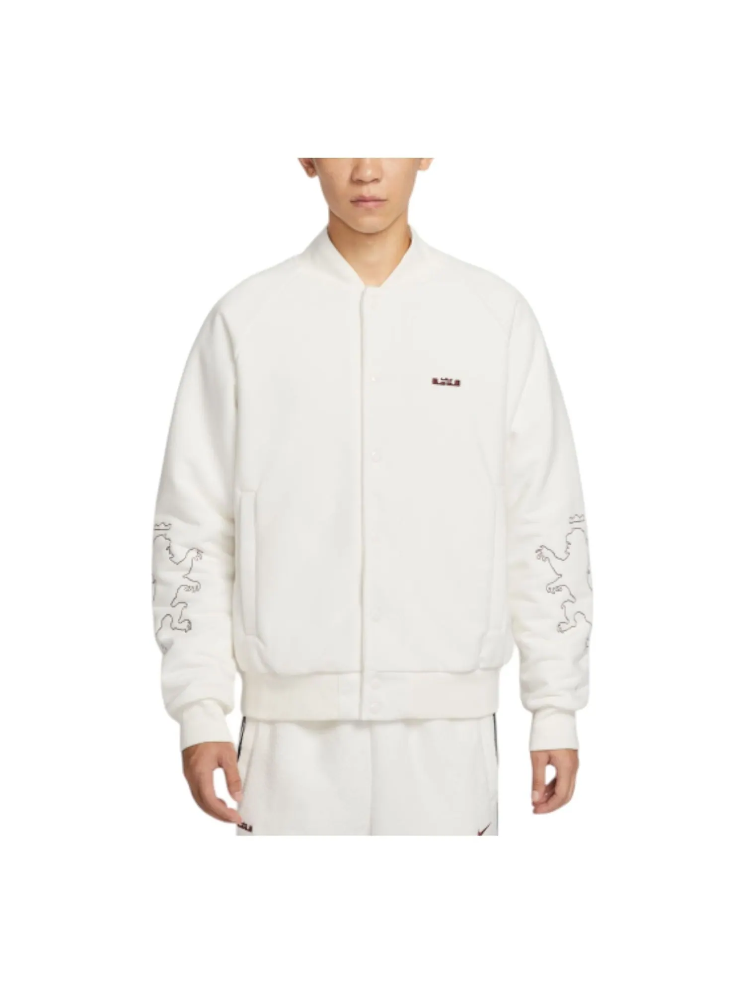 Куртка Nike LeBron Therma-Fit Insulated Jacket 'Sail White' — изображение 1 из 4, белый