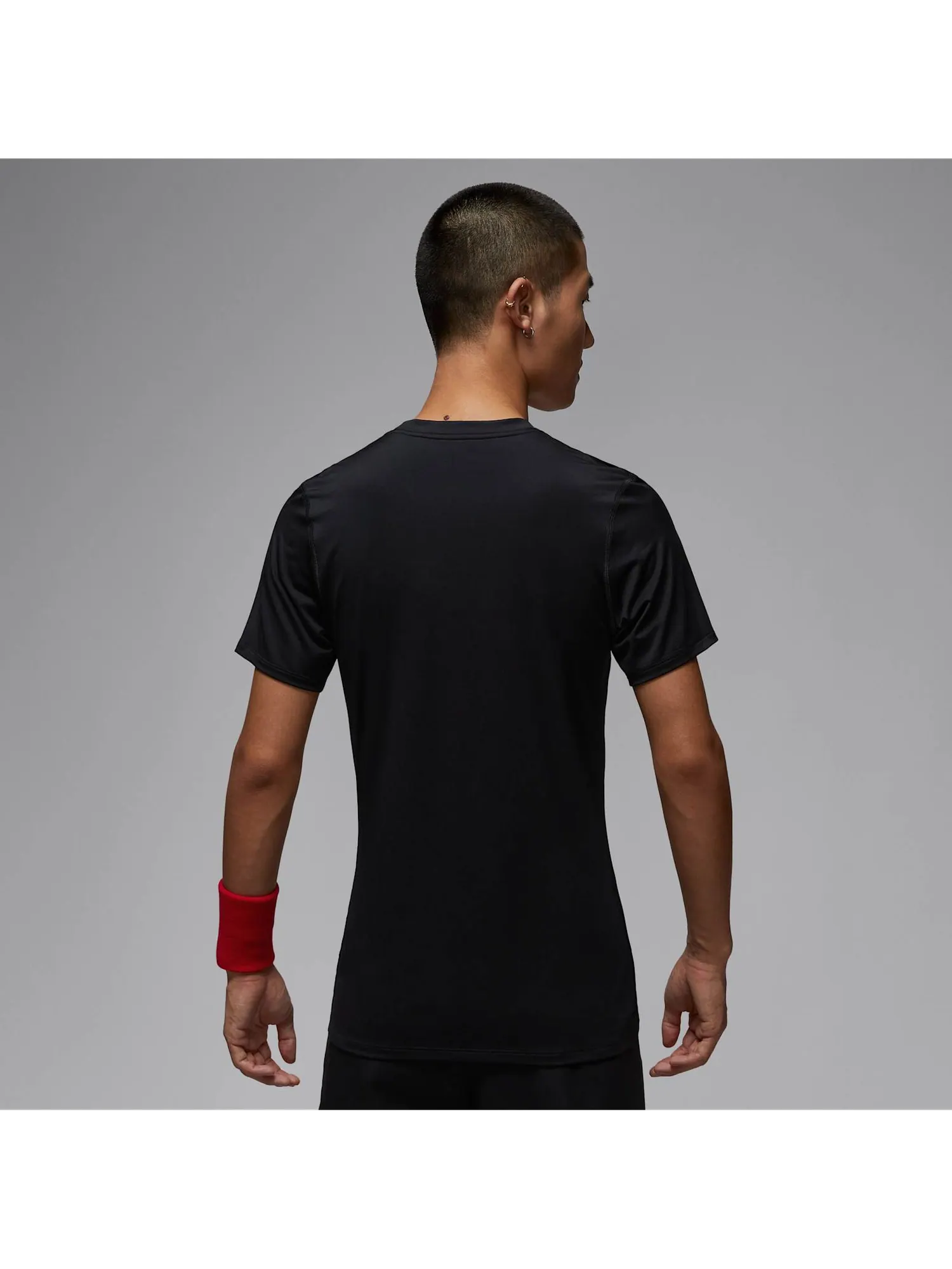 Футболка Air Jordan Sport Dri-Fit Short-Sleeve Base Layer Top 'Black' — изображение 3 из 3, черный