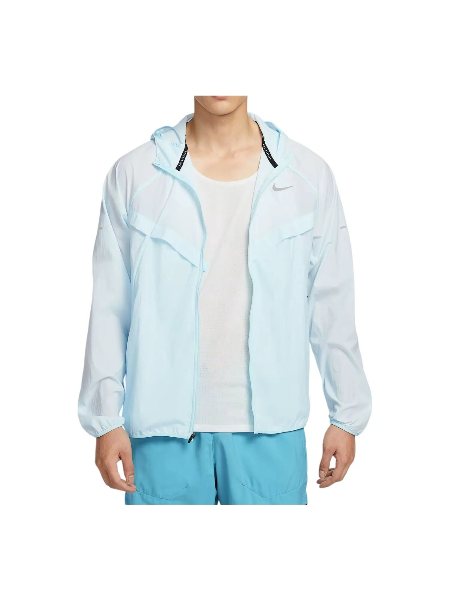 Куртка Nike Stride Repel UV Running Jacket 'Glacier Blue' — изображение 1 из 2, синий
