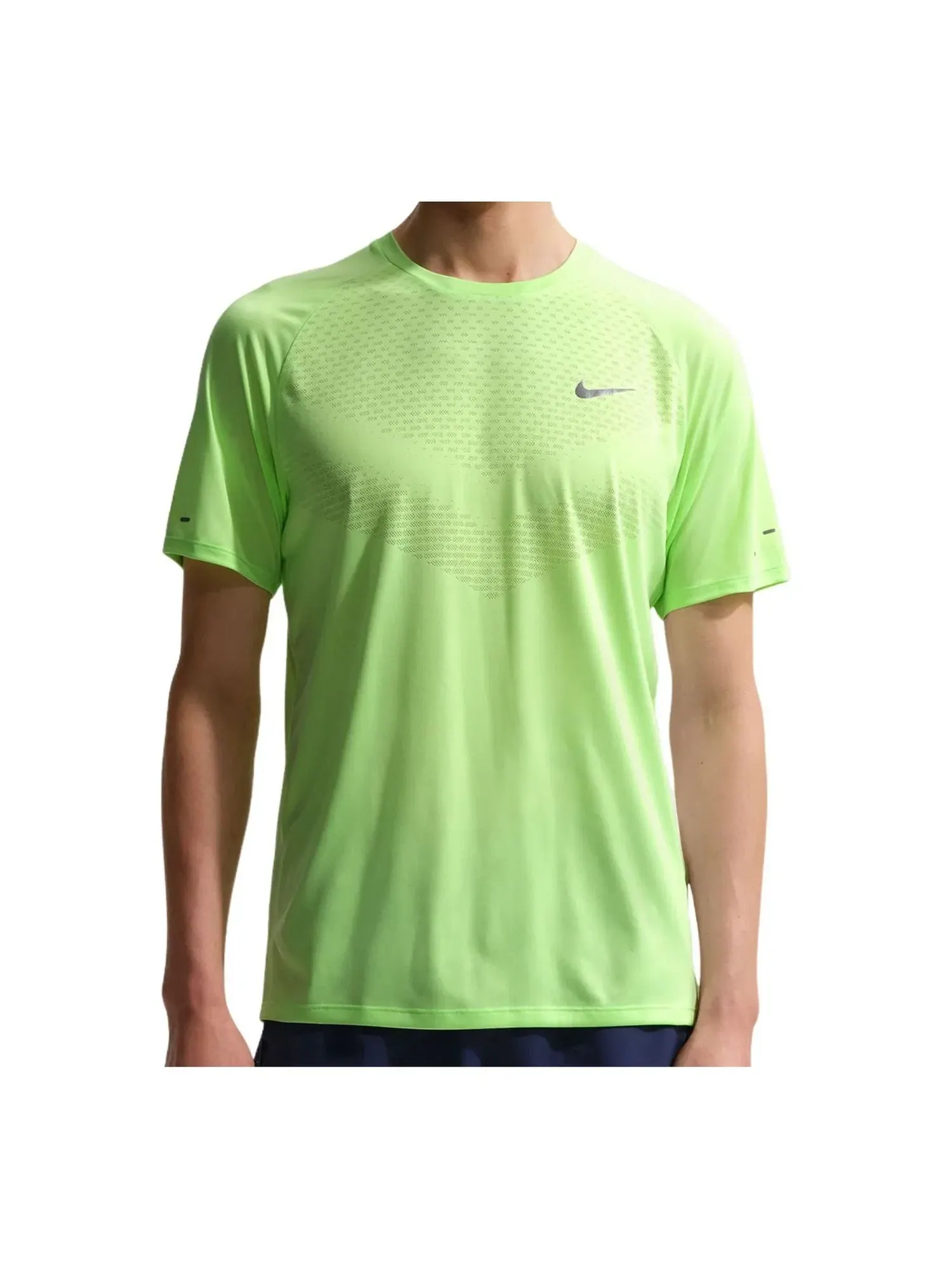 Футболка Nike Stride Dri-FIT ADV 'Lime Blast' HV5204-377 — изображение 1 из 2, зеленый