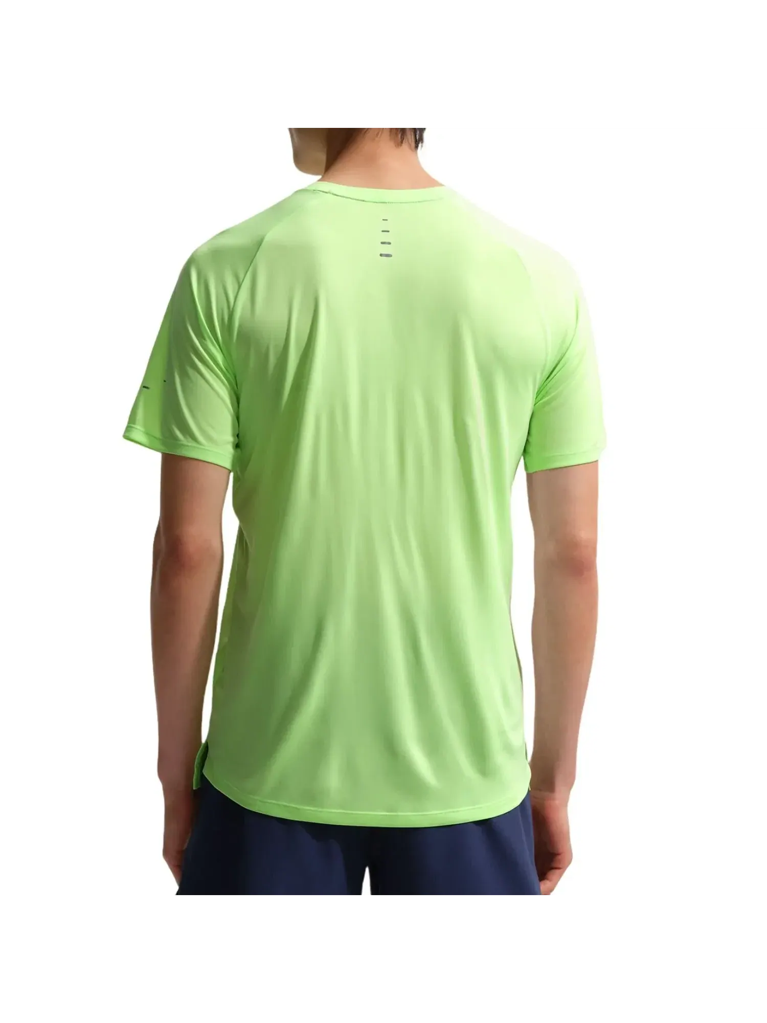 Футболка Nike Stride Dri-FIT ADV 'Lime Blast' HV5204-377 — изображение 2 из 2, зеленый