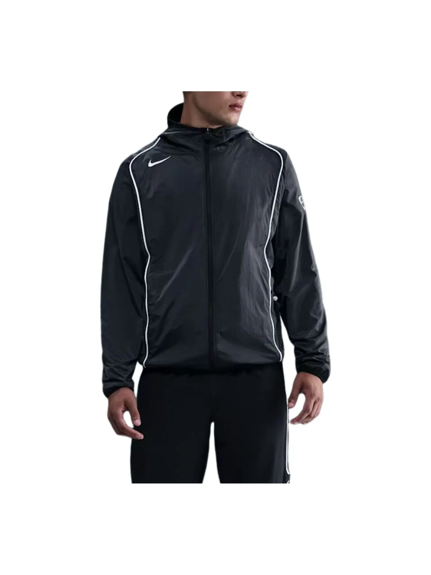 Футбольная куртка Nike Total 90 Repel на молнии — изображение 1 из 2, черный/серый