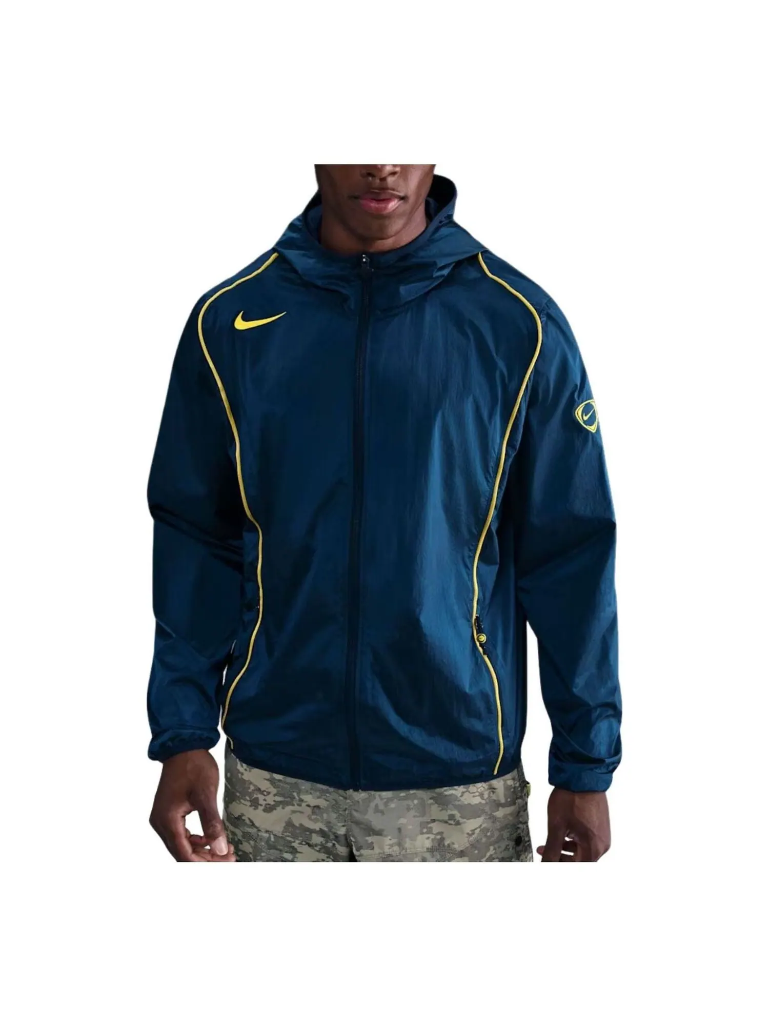 Футбольная куртка Nike Total 90 Repel на молнии — изображение 1 из 2, темно-синий