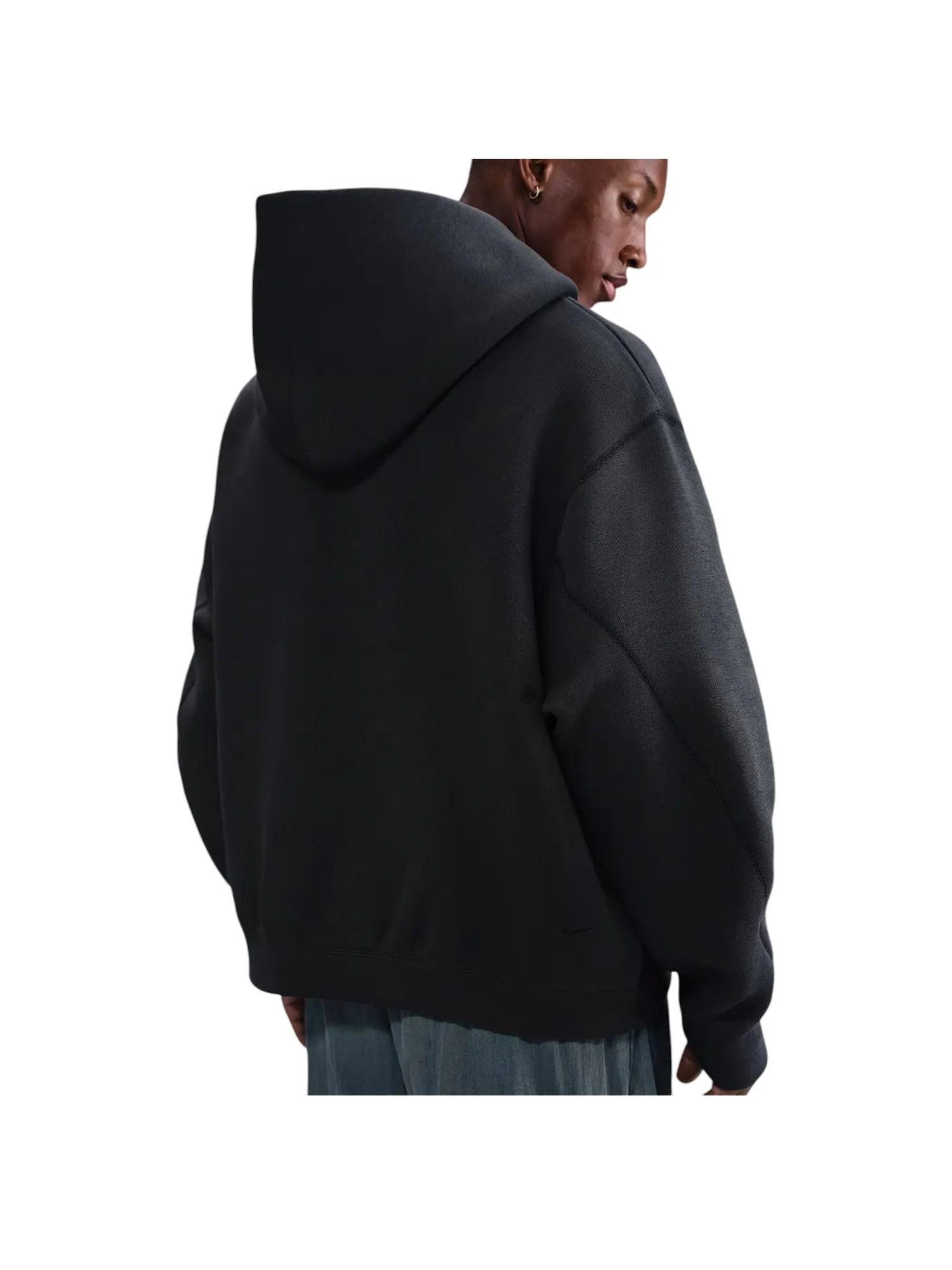 Толстовка Nike Tech Fleece Oversized Hoodie — изображение 2 из 2, черный