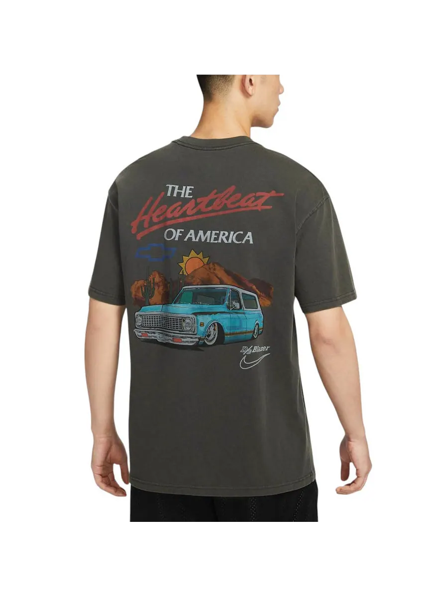 Футболка Nike x Devin Booker x Chevy Max90 T-shirt Asia Sizing 'Anthracite' — изображение 2 из 2, серый