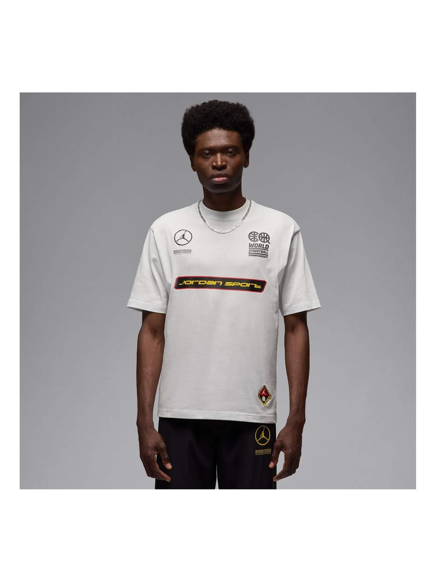 Футболка Air Jordan x Quai 54 Sport LBR Tee 'White' — изображение 1 из 6, белый