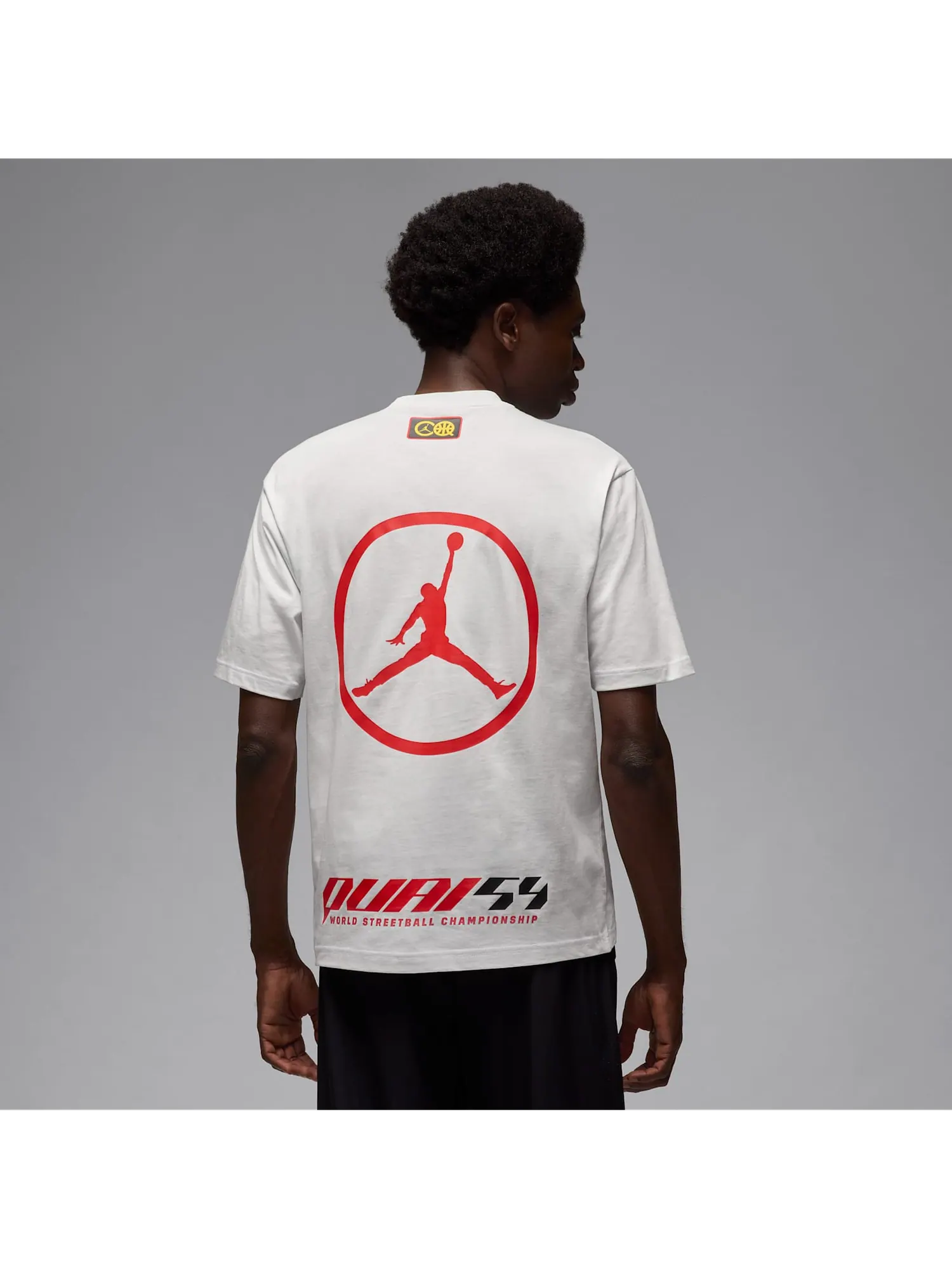 Футболка Air Jordan x Quai 54 Sport LBR Tee 'White' — изображение 2 из 6, белый